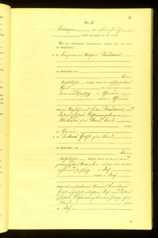 L&rsquo;acte de mariage de Mathias Dieudonné et Barbara Groß — les grands-parents de mon père.