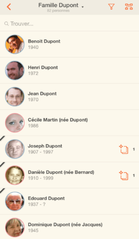 Vue Liste