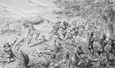 Bataille de Thorvald Eiriksson contre les Skraelings, vers l'an 1003