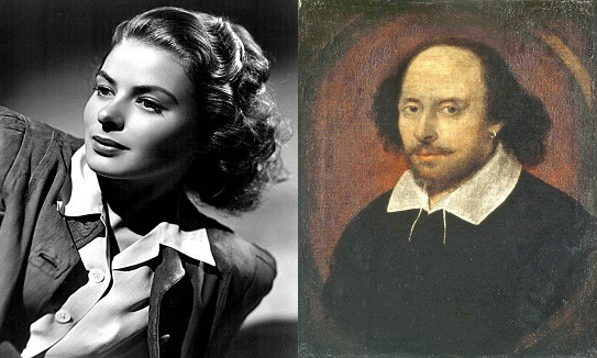 Ingrid Bergman et William Shakespeare Ingrid Bergman et William Shakespeare