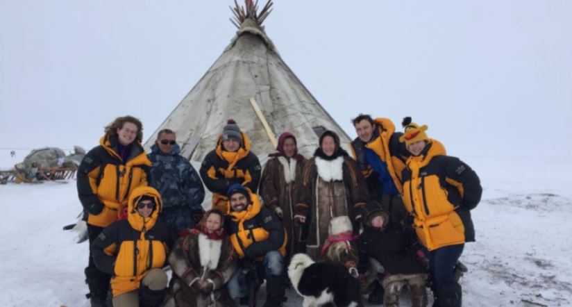 Notre équipe Tribal Quest avec la tribu des Nénètses en Sibérie