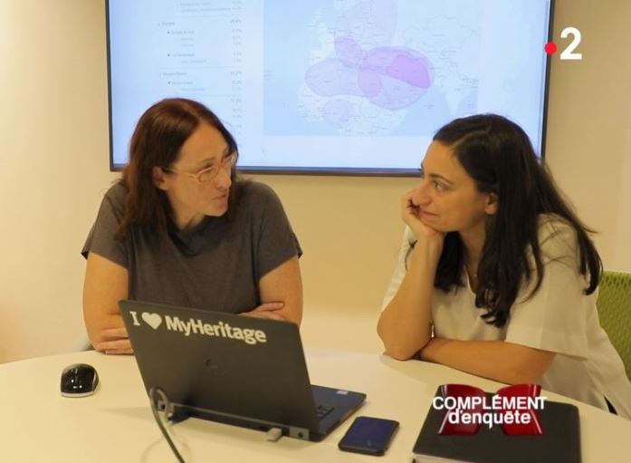 MyHeritage ADN dans Complément d’enquête