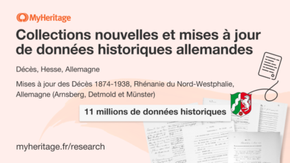 MyHeritage publie 11 millions de données historiques allemandes