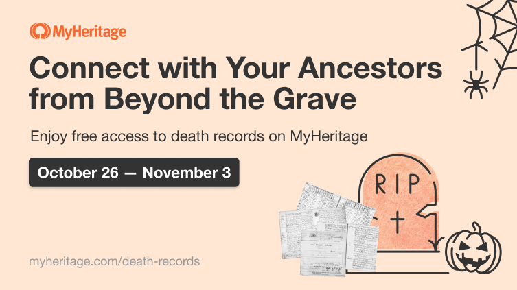 Pour Halloween, connectez vous à vos ancêtres grâce à un accès gratuit aux actes de décès