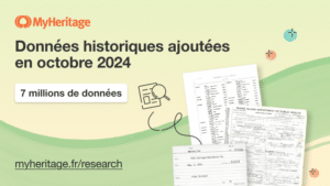 MyHeritage ajoute 7 millions de données historiques en octobre 2024