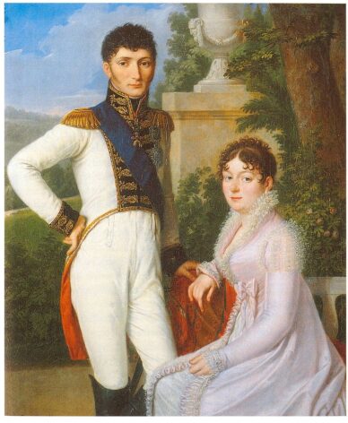Jérôme Bonaparte et son épouse Catherine de Wurtemberg