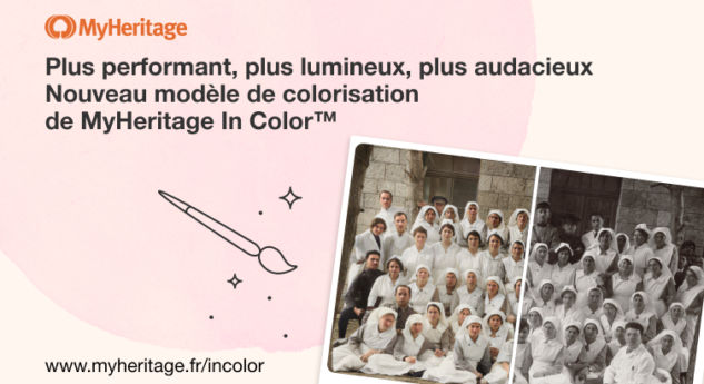Nouveau modèle de colorisation amélioré de MyHeritage In Color™