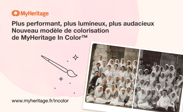Nouveau modèle de colorisation amélioré de MyHeritage In Color™