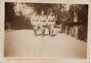 Mon père, à gauche, dans l'armée d'Afrique