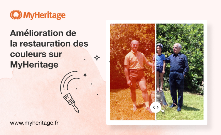 Amélioration de la restauration des couleurs des photos sur MyHeritage