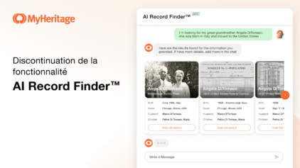 Discontinuation de la fonctionnalité AI Record Finder™