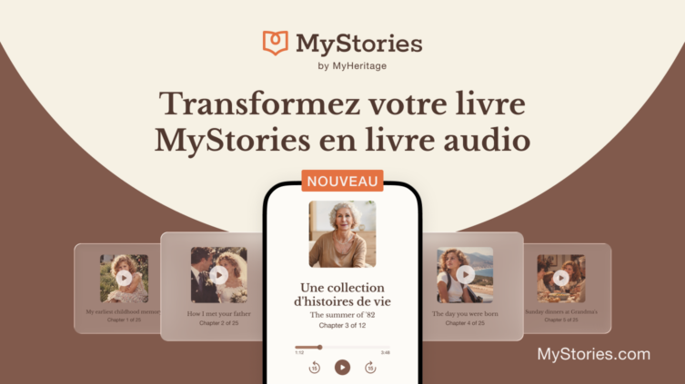 Nouveau : transformez votre livre MyStories en livre audio