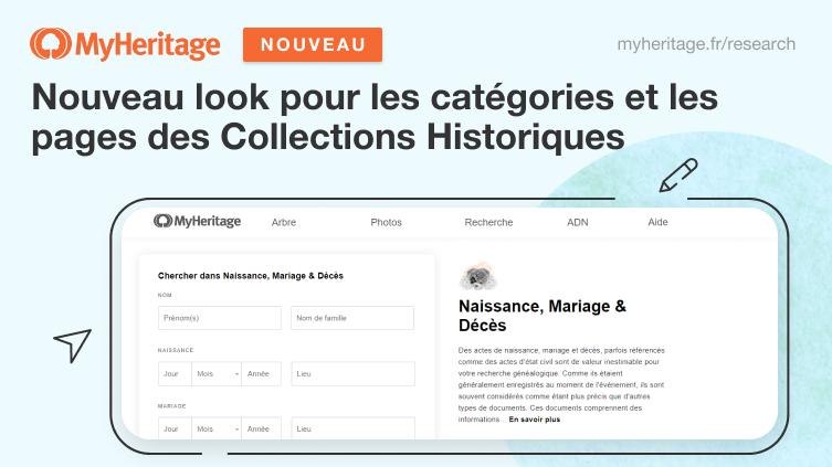 Nouvelle présentation des pages de catégories et de collections pour les documents historiques