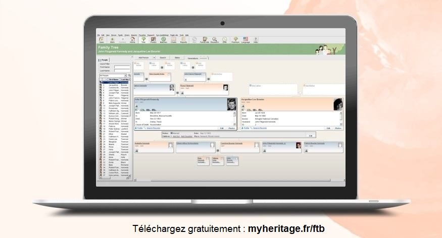 Family Tree Builder fonctionne avec macOS Big Sur