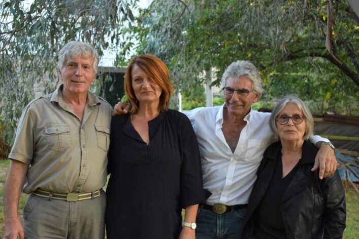 Philippe, Carole, Frédéric, en Renate circa 2022: 4 van Margerete’s kinderen