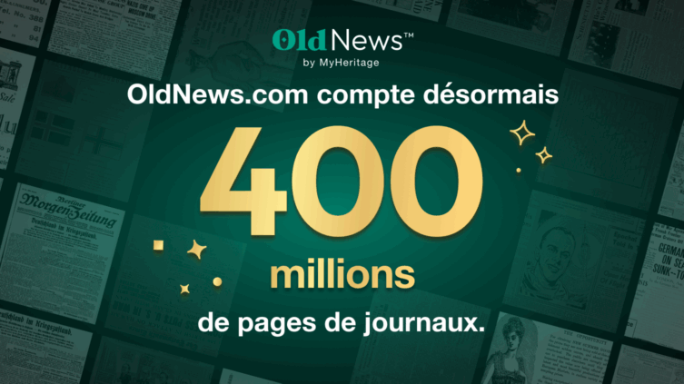 OldNews.com atteint 400 millions de pages de journaux