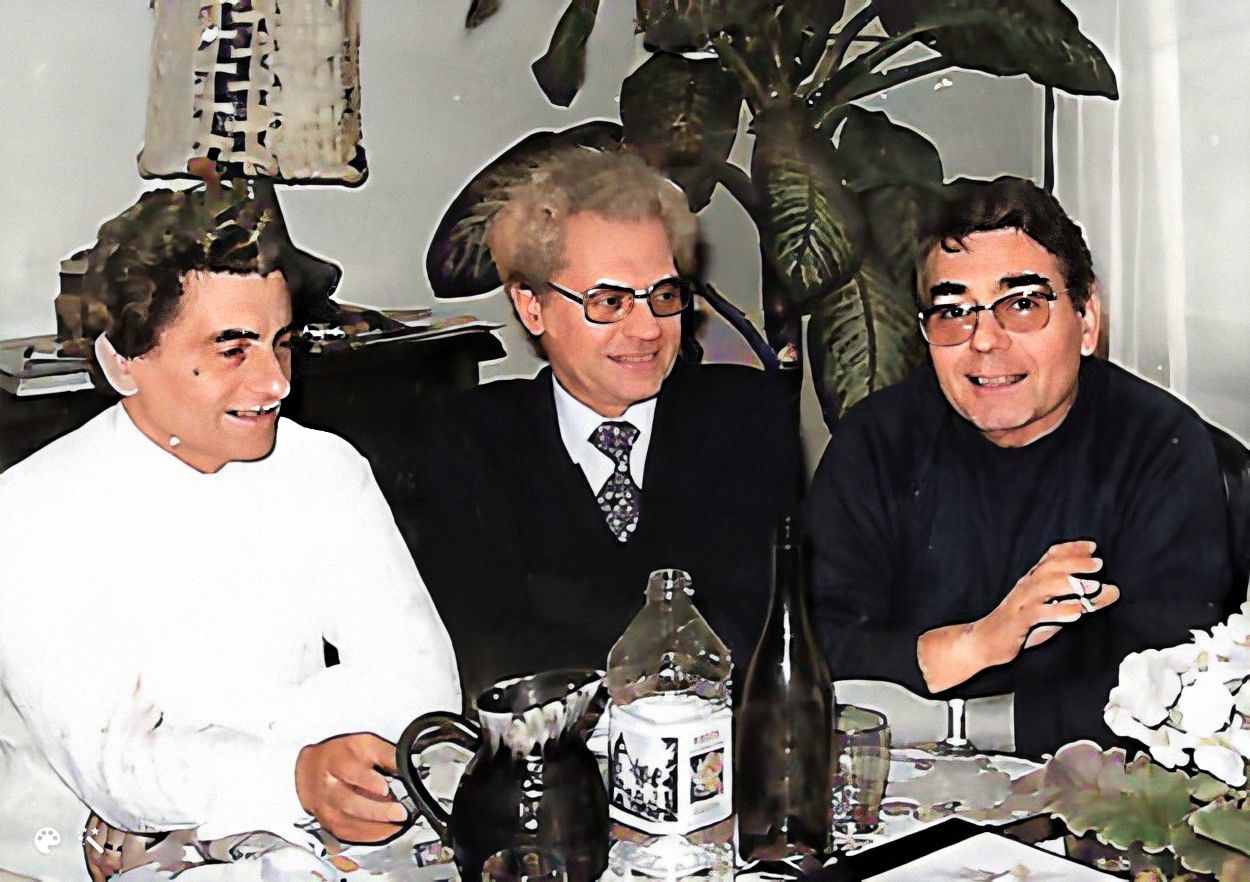 Jean, Paul, en Pierre Renault, de 3 broers (foto ingekleurd en verbeterd door MyHeritage)