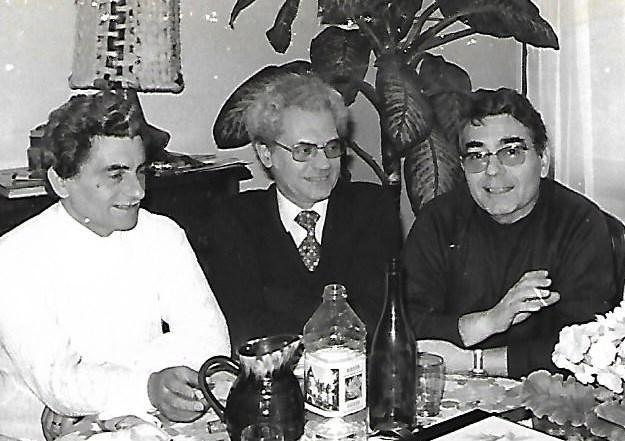Jean, Paul, en Pierre Renault, de 3 broers (foto ingekleurd en verbeterd door MyHeritage)