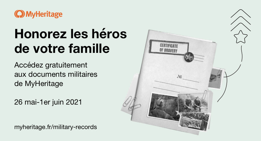 Accédez gratuitement aux documents militaires sur MyHeritage