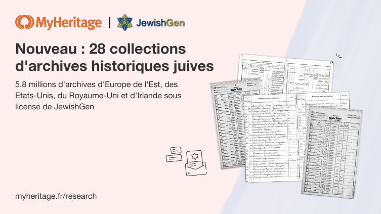 MyHeritage ajoute 28 collections de documents historiques juifs
