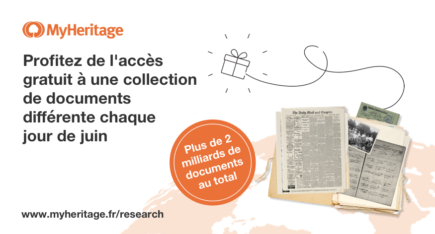 Chaque jour de juin, une collection de documents différente sera gratuite !