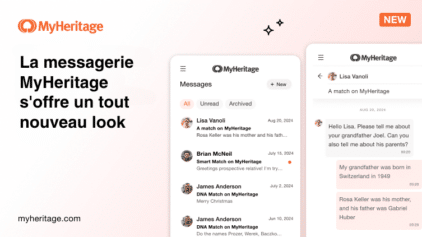 La messagerie MyHeritage s’offre un tout nouveau look