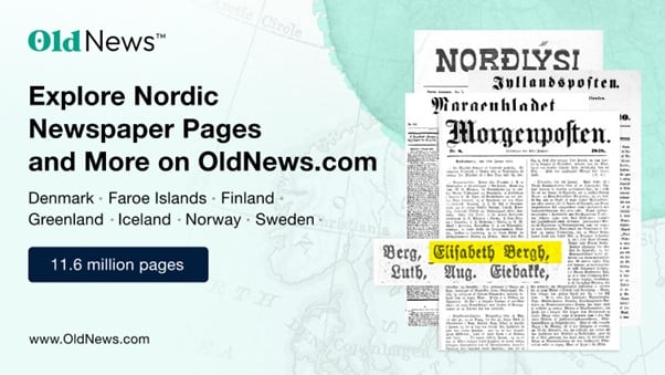 Découvrez des millions de pages de journaux nordiques sur OldNews.com
