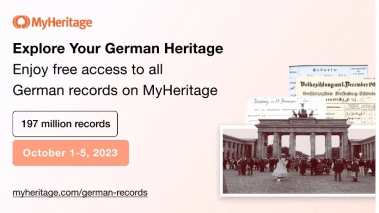 Accès gratuit à tous les documents allemands sur MyHeritage