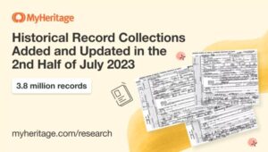 Archives historiques ajoutées dans la deuxième quinzaine de juillet 2023