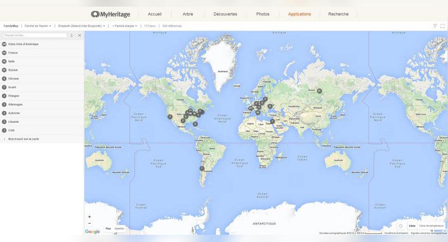 Présentation de FamilyMap : une carte interactive de votre histoire familiale