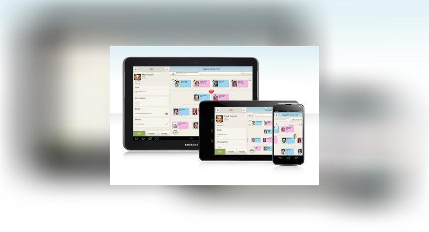 Appli mobile de MyHeritage : mises à jour pour les tablettes Android