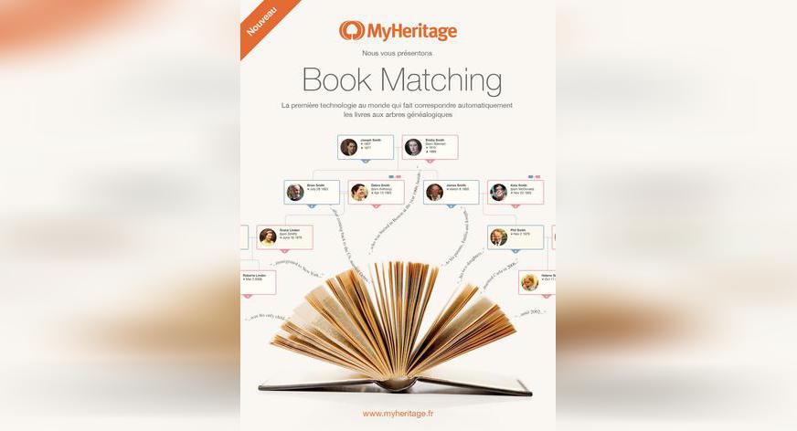 MyHeritage lance Book Matching