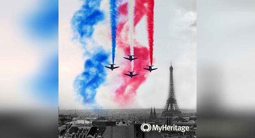 MyHeritage vous souhaite un bon 14 juillet !