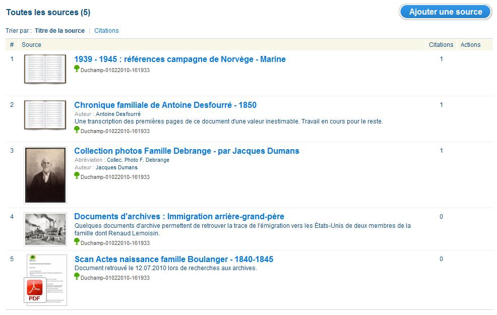sources-bis Obtenez un aperçu des sources que vous utilisez pour documenter vos profils (cliquez sur l'image pour l'agrandir)