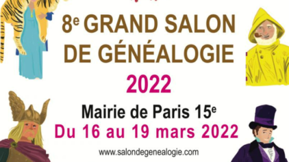 Retrouvez-nous au Grand Salon de généalogie à Paris