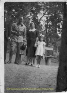 Ma famille paternelle, avec mes oncles René, Maurice, ma tante Lucienne et ma cousine Yolande